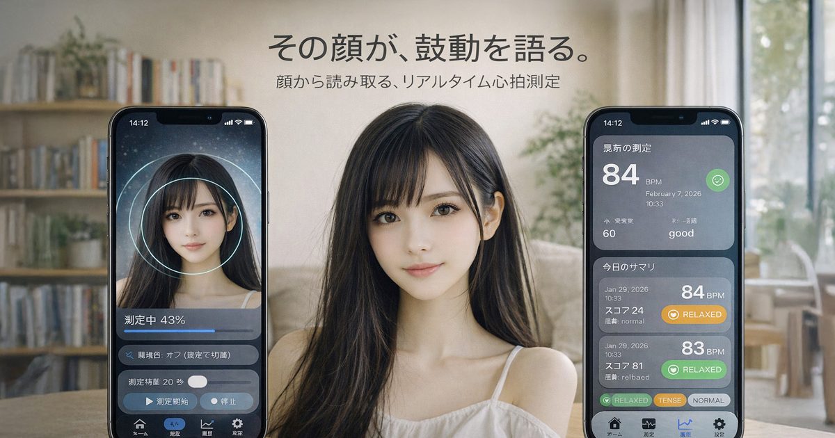 CalmPulse の画面
