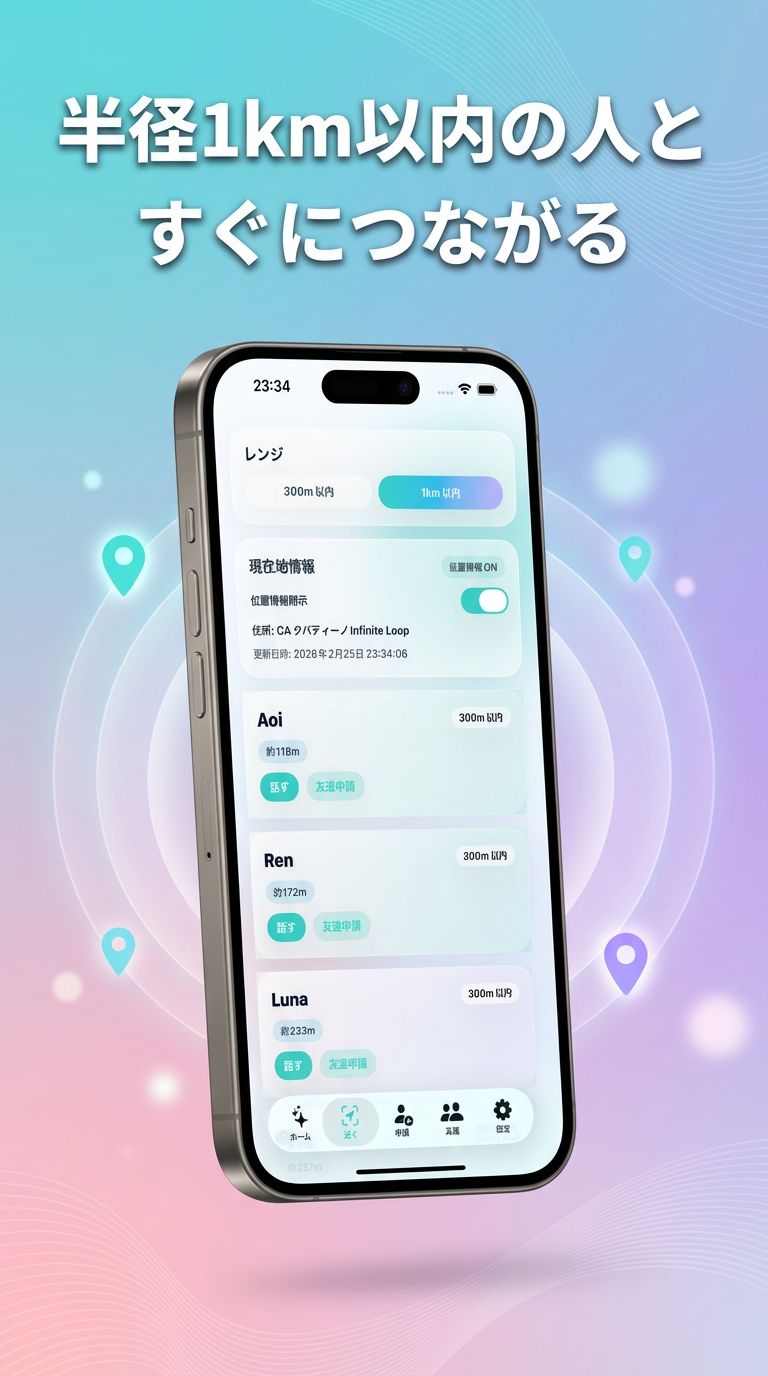 24時間でメッセージが消える案内画面